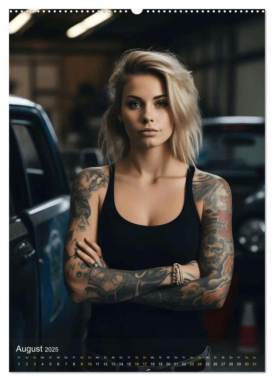 Bild: 9783435851850 | Tattoo Schönheiten - zwölf Monate, zwölf Frauen und jede Menge...