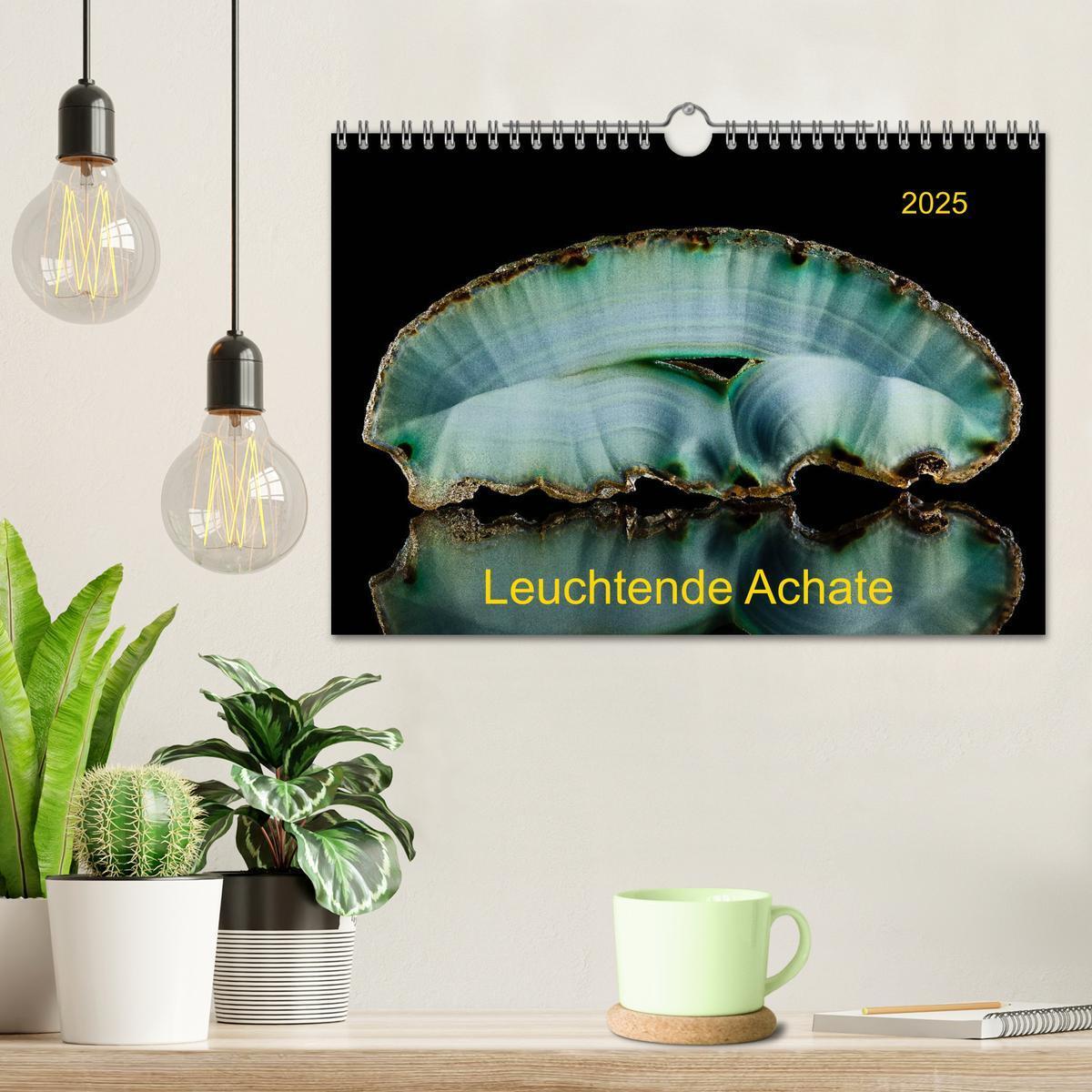 Bild: 9783435642885 | Leuchtende Achate (Wandkalender 2025 DIN A4 quer), CALVENDO...