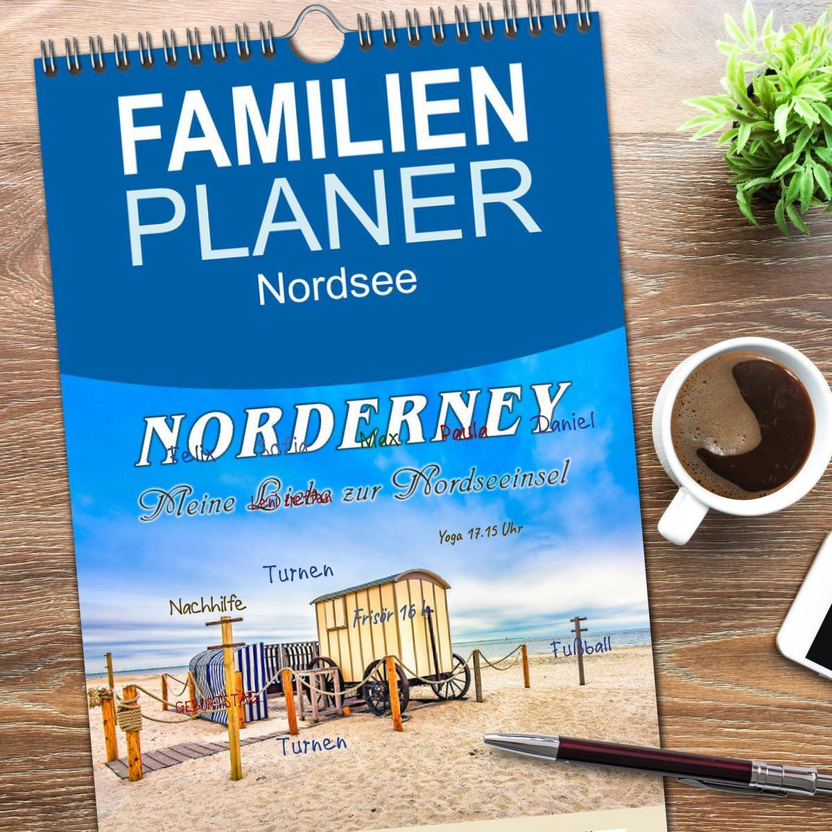 Bild: 9783457100042 | Familienplaner 2025 - NORDERNEY - Meine Liebe zur Nordseeinsel mit...