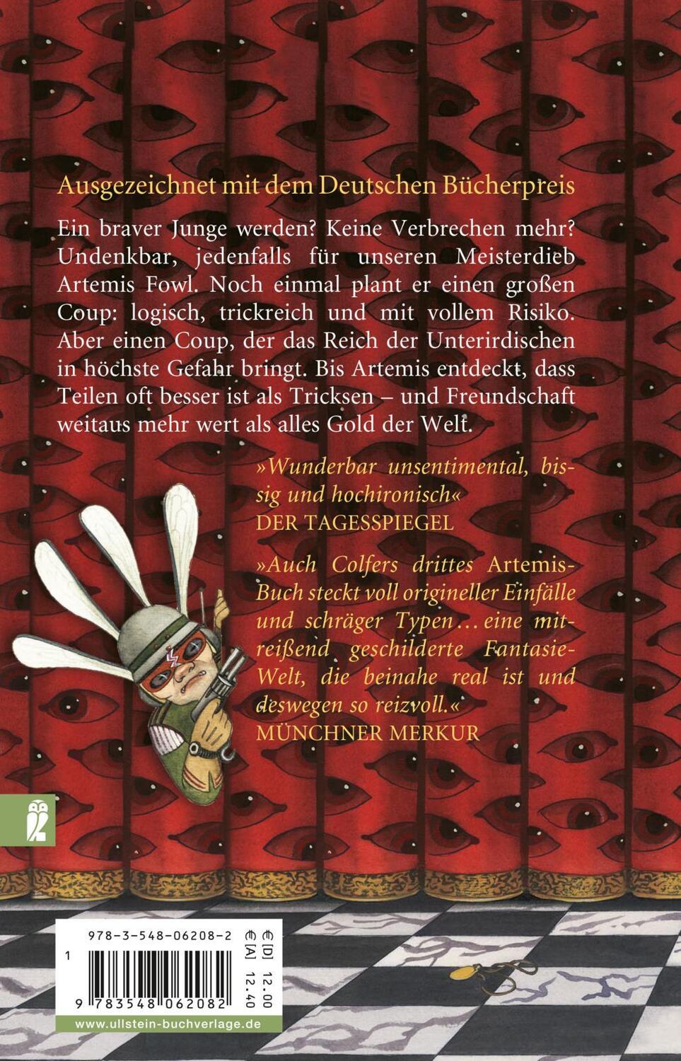 Rückseite: 9783548062082 | Artemis Fowl - Der Geheimcode | Der dritte Roman | Eoin Colfer | Buch