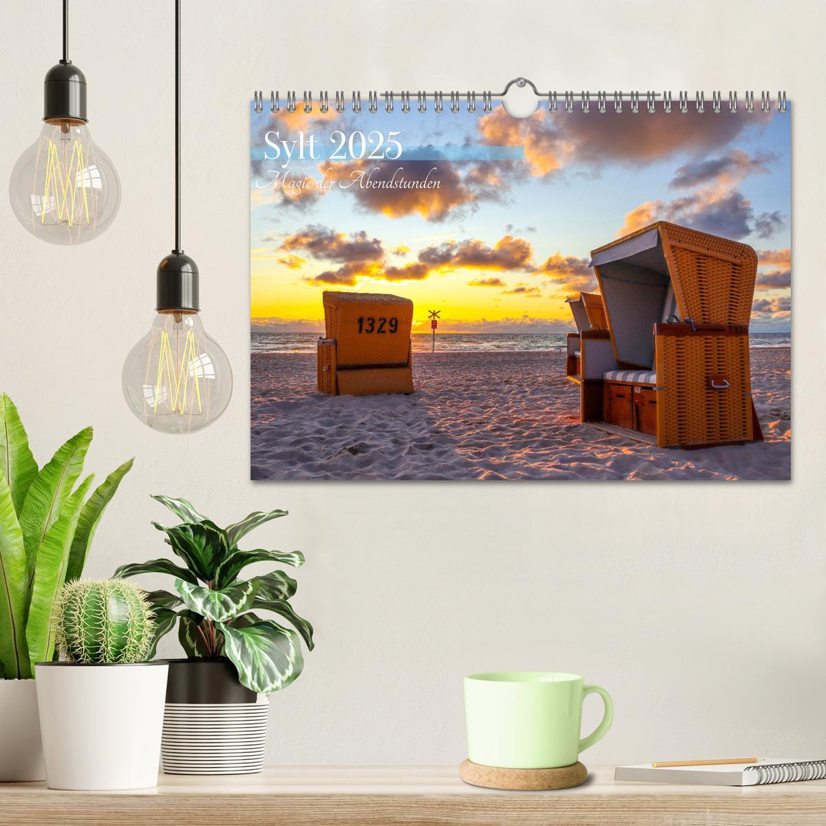 Bild: 9783383848353 | Sylt - Magie der Abendstunden (Wandkalender 2025 DIN A4 quer),...