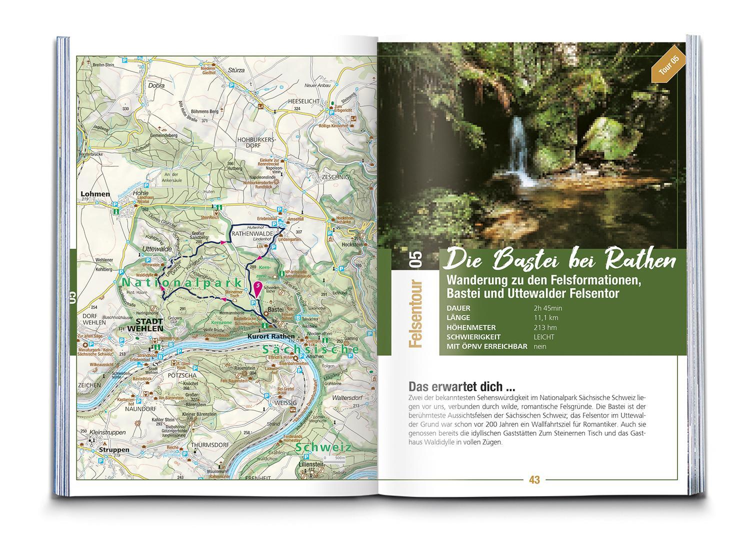 Bild: 9783991541004 | KOMPASS Endlich Waldluft - Sächsische Schweiz | Taschenbuch | 216 S.