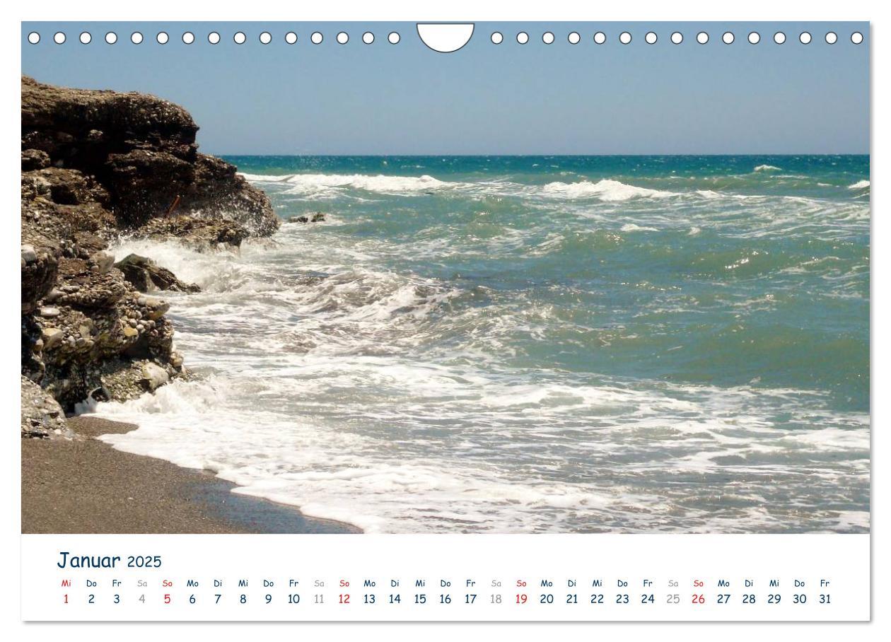 Bild: 9783435684557 | COSTA DEL SOL - Wellenspiel (Wandkalender 2025 DIN A4 quer),...