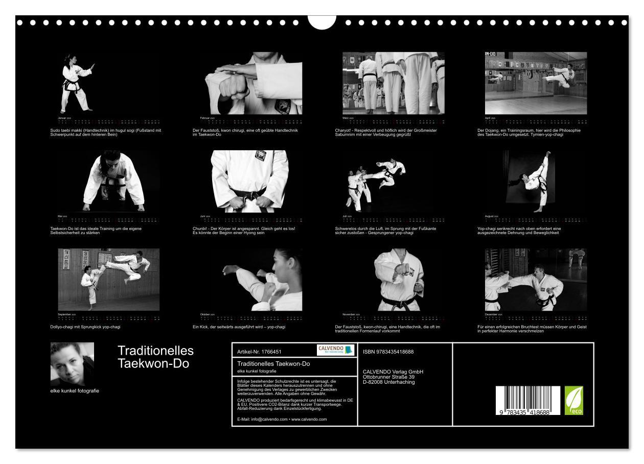 Bild: 9783435418688 | Traditionelles Taekwon-Do (Wandkalender 2025 DIN A3 quer), CALVENDO...