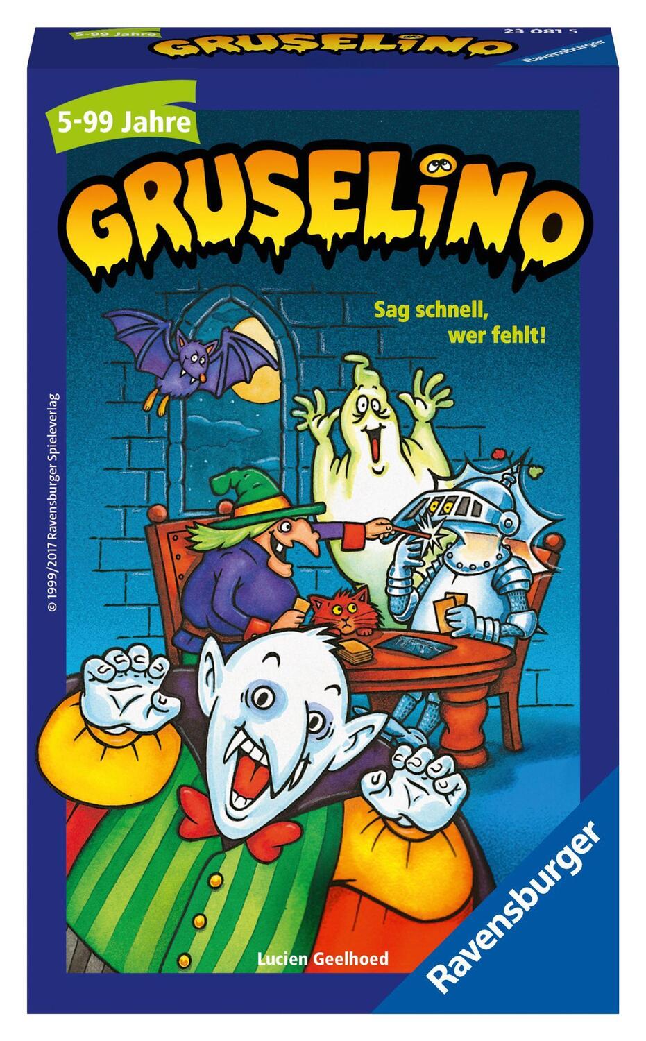 Cover: 4005556230815 | Gruselino. Suchspiel - Sag schnell, wer fehlt! | Lucien Geelhoed