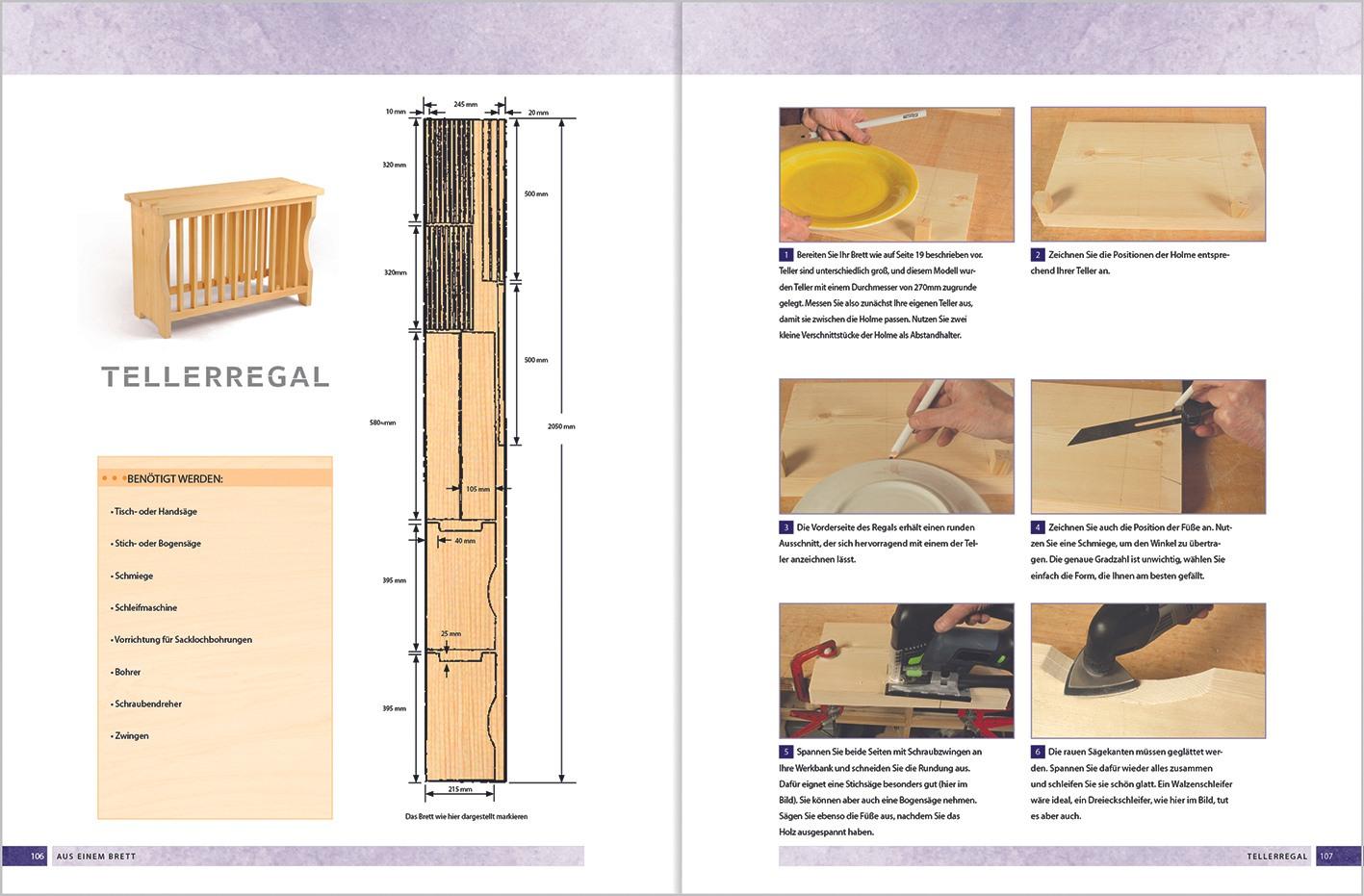 Bild: 9783784355238 | Aus einem Brett | Einfache Holzprojekte | Andy Standing | Taschenbuch