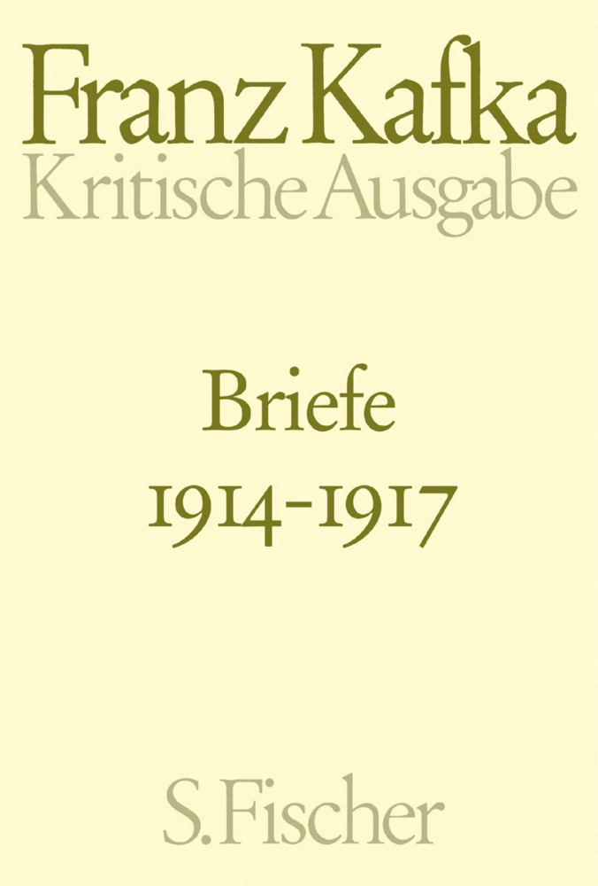 Cover: 9783100381613 | Briefe 1914-1917 | Franz Kafka | Buch | 1146 S. | Deutsch | 2005