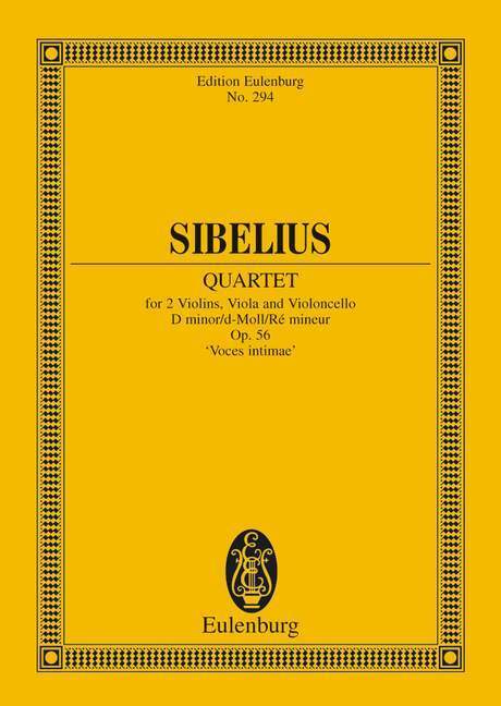 Cover: 9783795762032 | Streichquartett d-Moll | Jean Sibelius | Buch | 56 S. | Deutsch | 1986