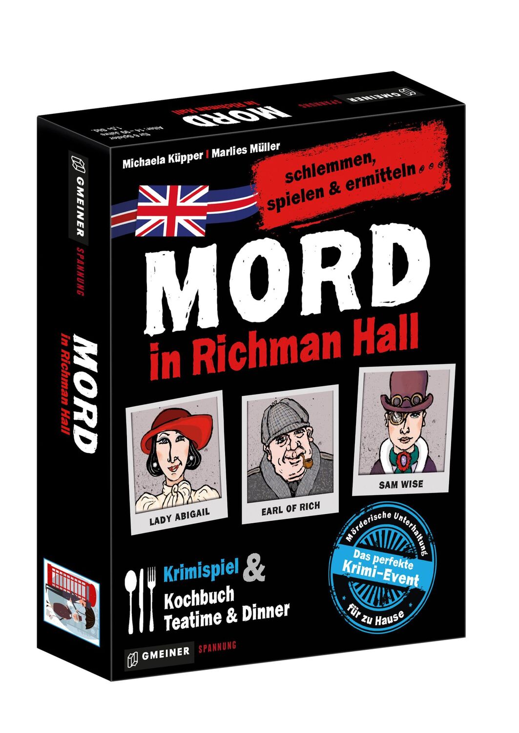 Cover: 4260220581703 | Mord in Richman Hall | schlemmen, spielen &amp; ermitteln | Küpper (u. a.)