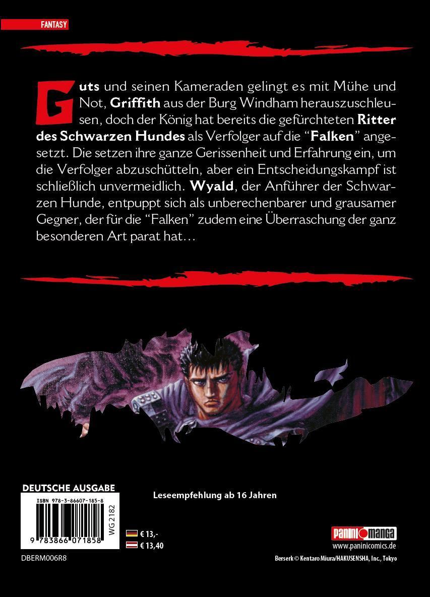 Rückseite: 9783866071858 | Berserk Max 06 | Bd. 6 | Kentaro Miura | Taschenbuch | 468 S. | 2007