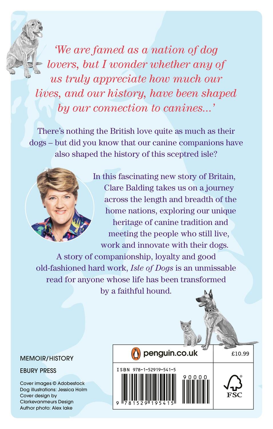 Rückseite: 9781529195415 | Isle of Dogs | A canine adventure through Britain | Clare Balding