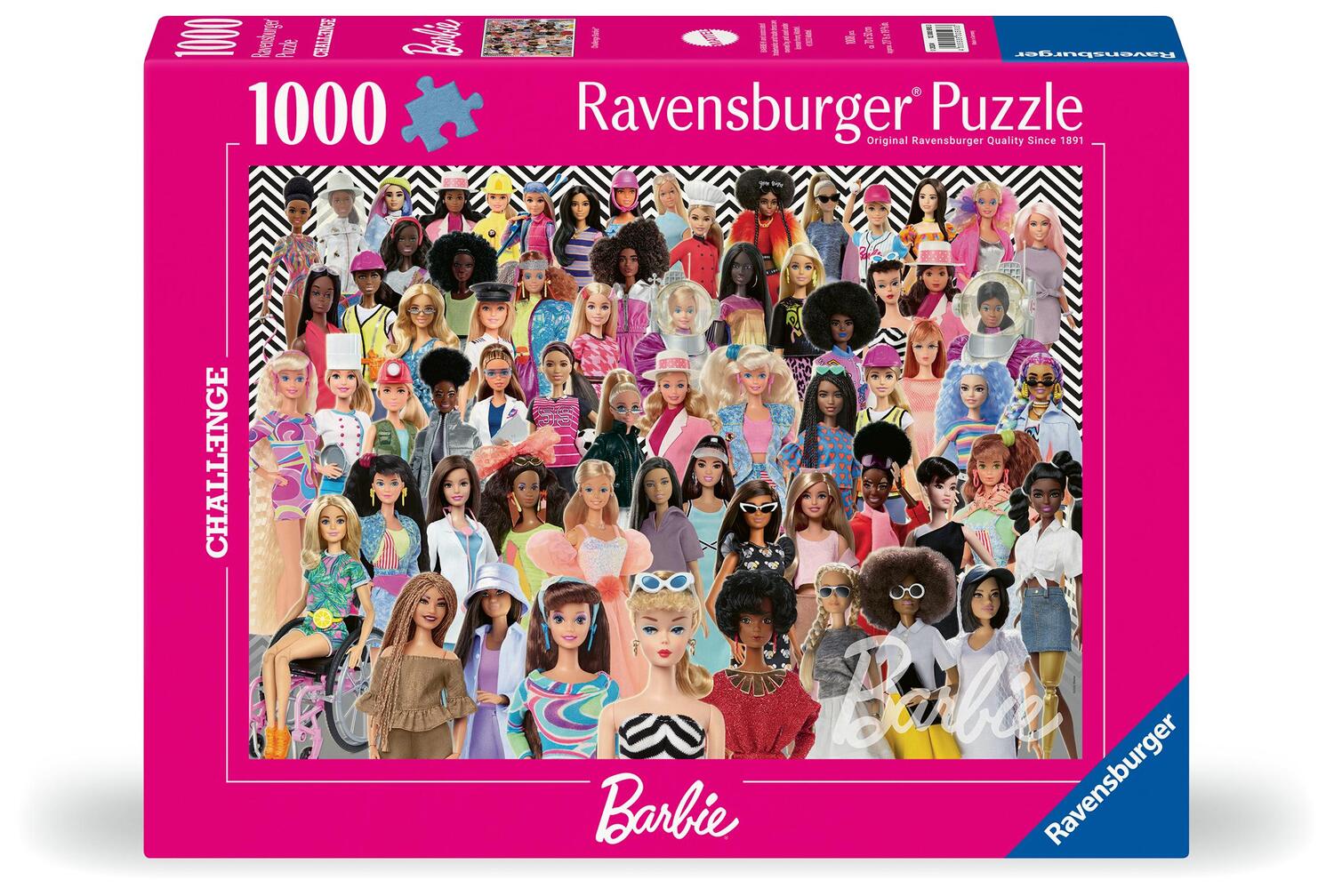 Cover: 4005555005933 | Ravensburger Puzzle 12000593 - Barbie Challenge - 1000 Teile Barbie...