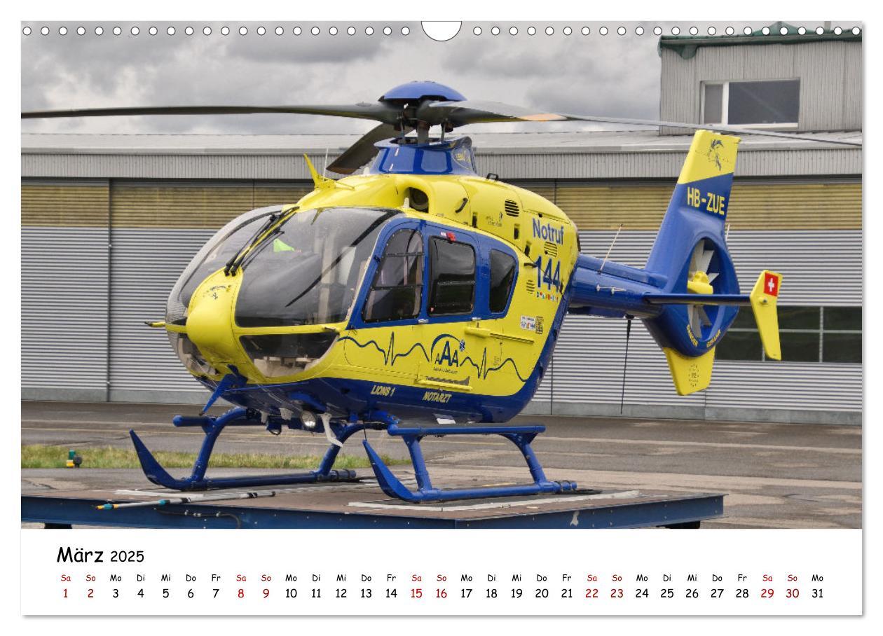 Bild: 9783457235560 | Die beeindruckende Welt der Hubschrauber (Wandkalender 2025 DIN A3...