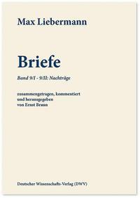 Cover: 9783868889994 | Max Liebermann: Briefe | Max/Leicher, Wolfgang Liebermann | 1425 S.