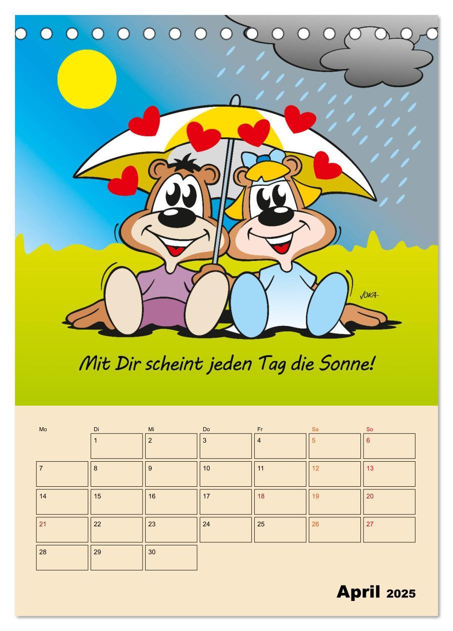 Bild: 9783435931408 | Ein Jahr mit Dir! (Tischkalender 2025 DIN A5 hoch), CALVENDO...