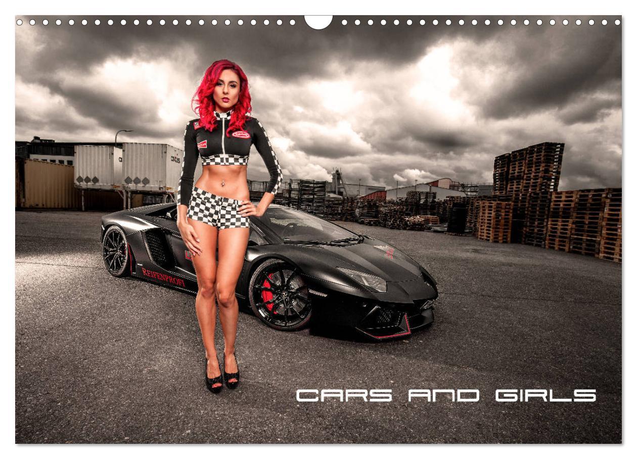 Cover: 9783435396825 | Cars and Girls (Wandkalender 2025 DIN A3 quer), CALVENDO...