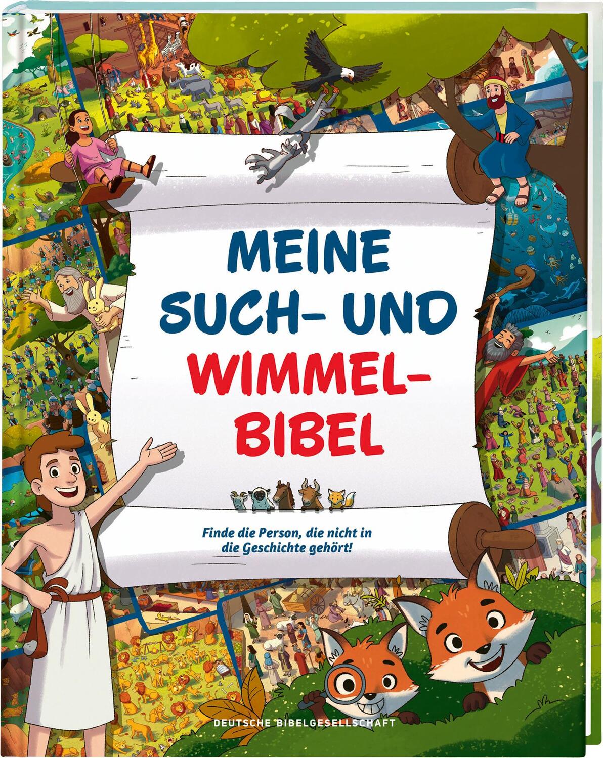 Cover: 9783438047700 | Meine Such- und Wimmelbibel. Finde die Person, die nicht in die...