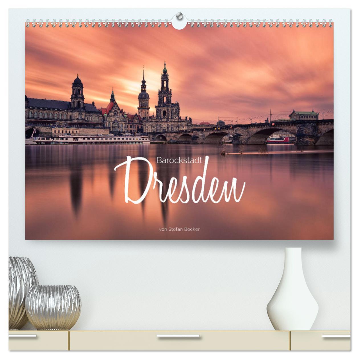 Cover: 9783435793372 | Barockstadt Dresden (hochwertiger Premium Wandkalender 2025 DIN A2...