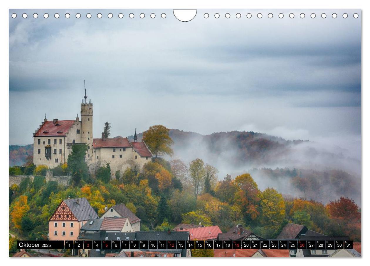 Bild: 9783435607624 | Unterwegs auf der fränkischen Burgenstraße (Wandkalender 2025 DIN...