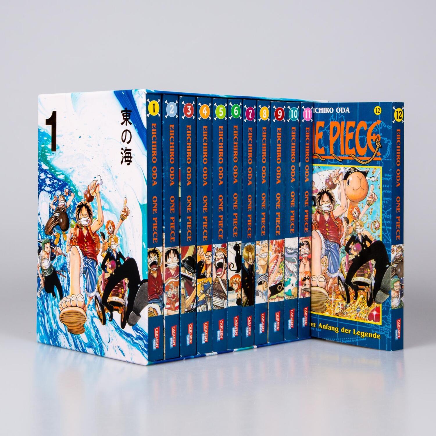 Bild: 9783551024374 | One Piece Sammelschuber 1: East Blue (inklusive Band 1-12) | Oda