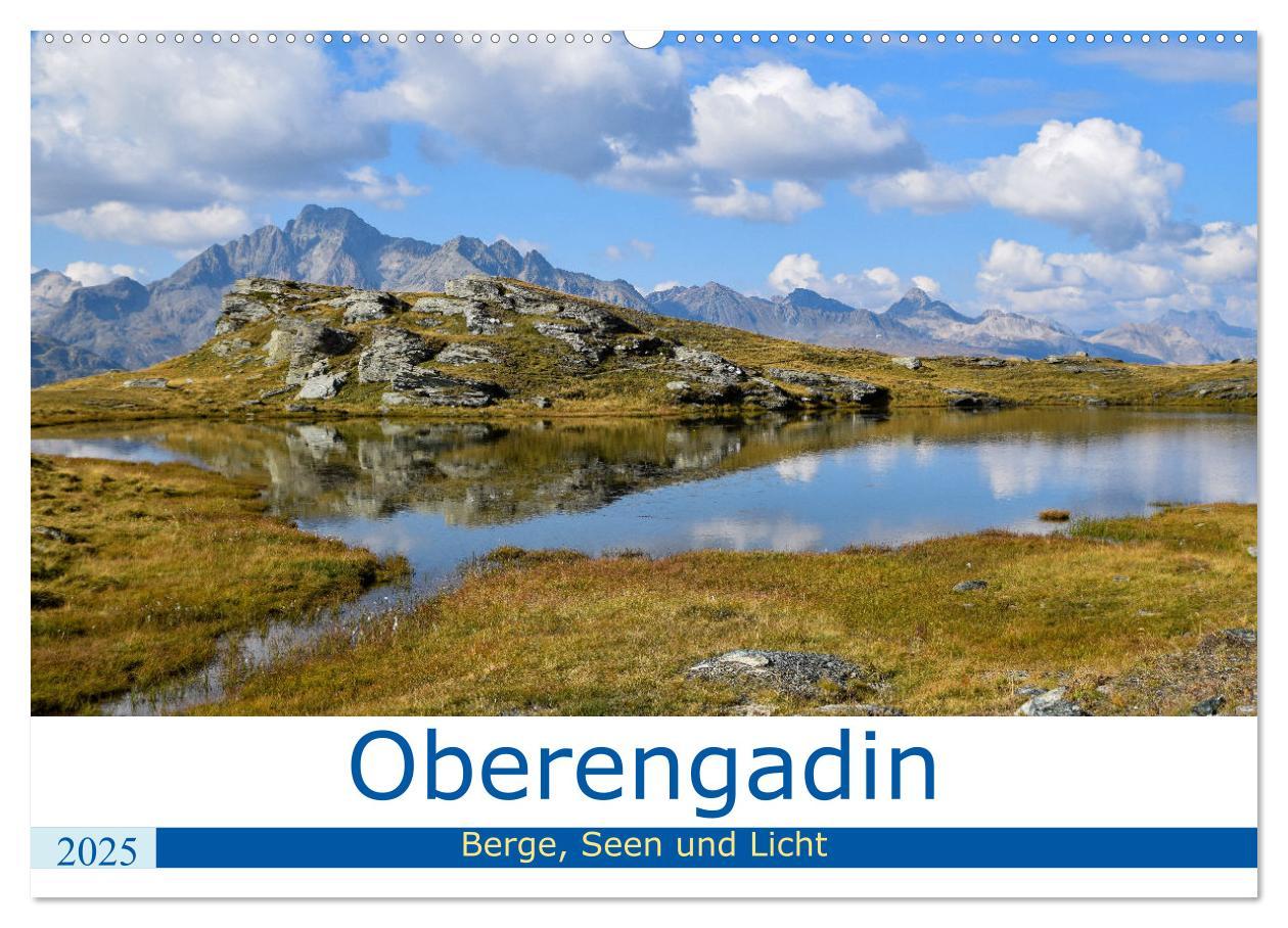 Cover: 9783435106684 | Oberengadin - Berge, Seen und Licht (Wandkalender 2025 DIN A2...