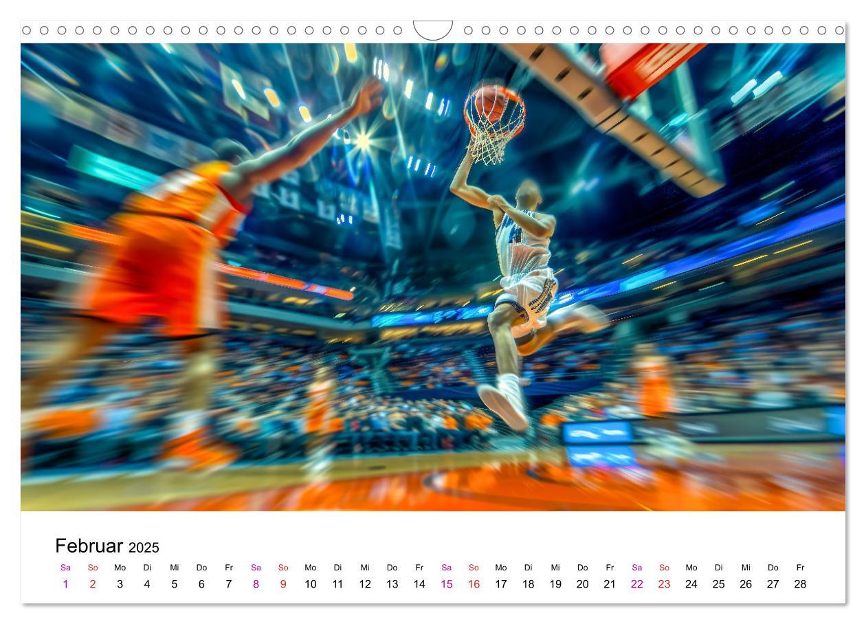 Bild: 9783457146729 | Basketball Erlebnisse (Wandkalender 2025 DIN A3 quer), CALVENDO...