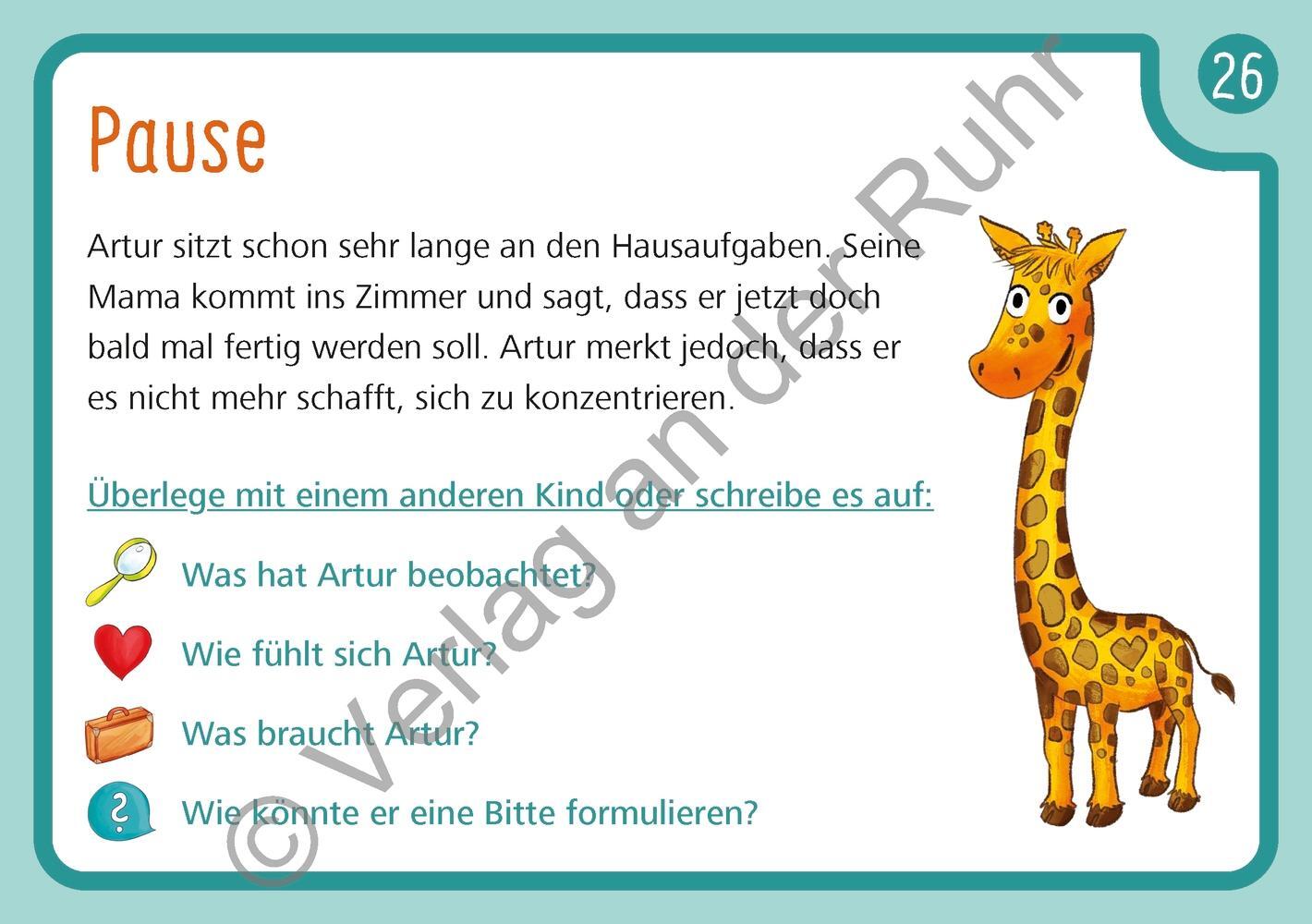 Bild: 9783834644299 | Unsere Giraffen-Kartei - Kinder üben selbstständig gewaltfreie...