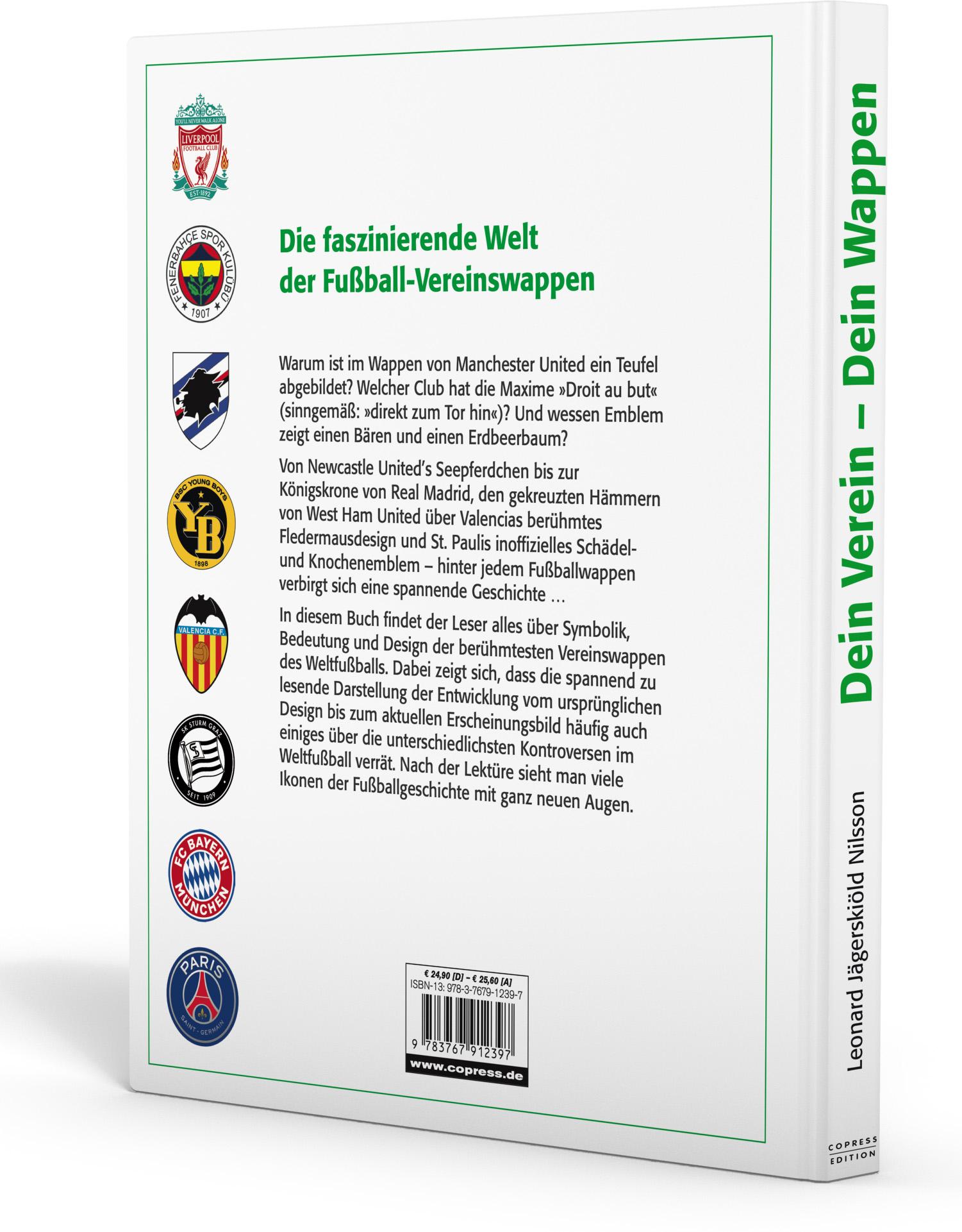 Rückseite: 9783767912397 | Dein Verein - Dein Wappen | Leonard Jägerskiöld Nilsson | Buch | 2019