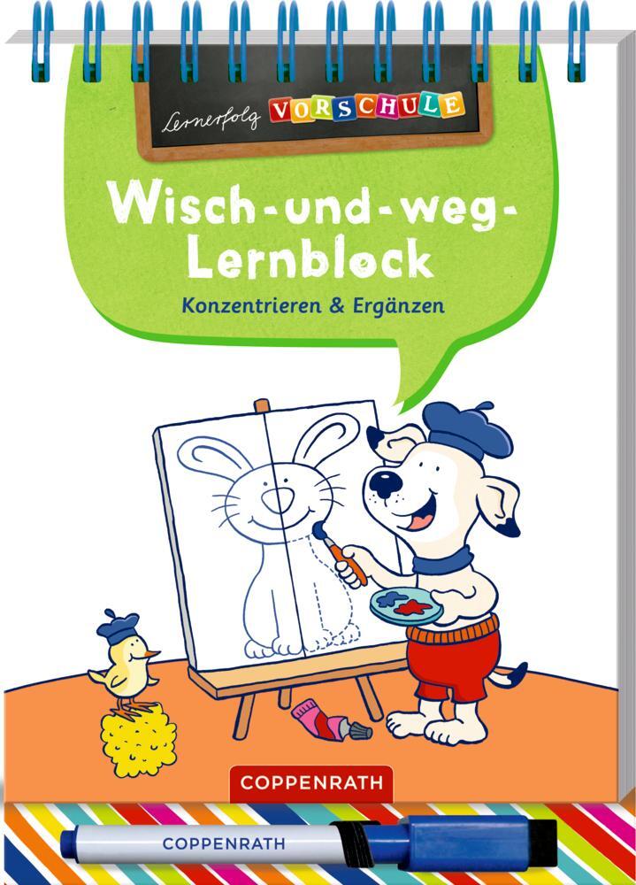 Cover: 9783649638360 | Wisch-und-weg-Lernblock | Konzentrieren &amp; Ergänzen | Birgitt Carstens