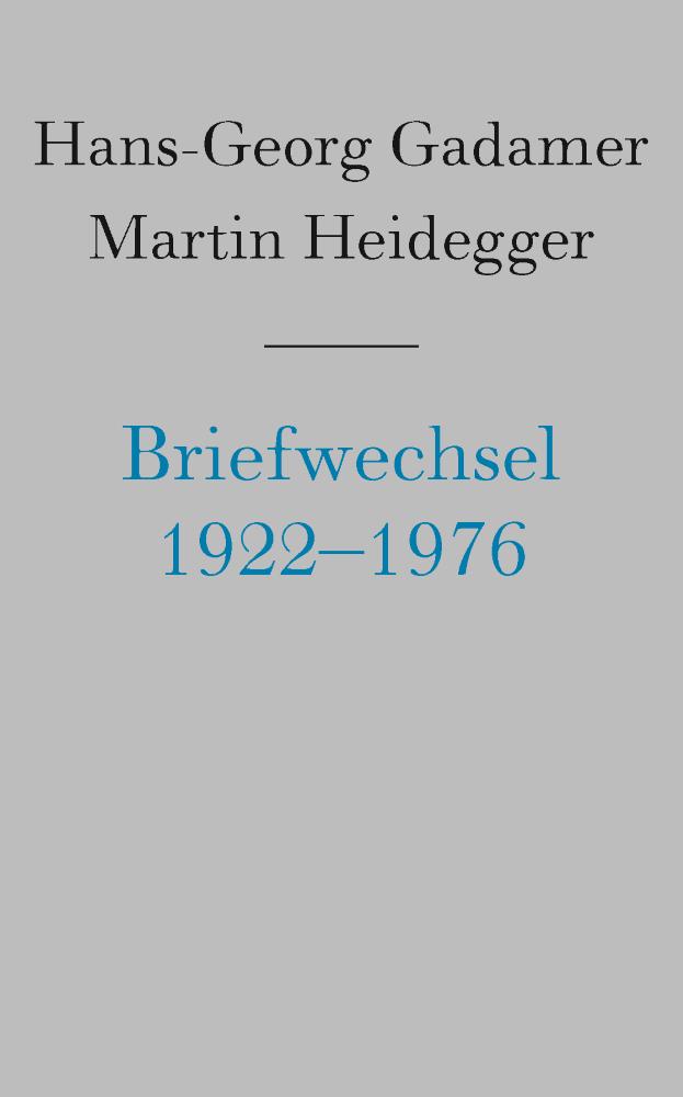 Cover: 9783465002611 | Briefwechsel 1922-1976 und andere Dokumente | Gadamer (u. a.) | Buch