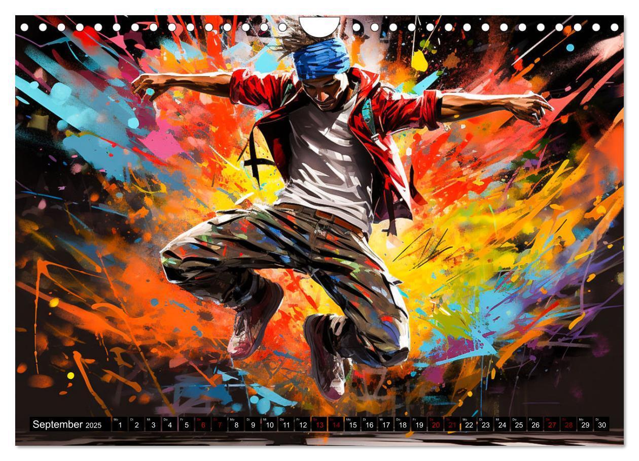 Bild: 9783383851858 | Color Dance Art (Wandkalender 2025 DIN A4 quer), CALVENDO...