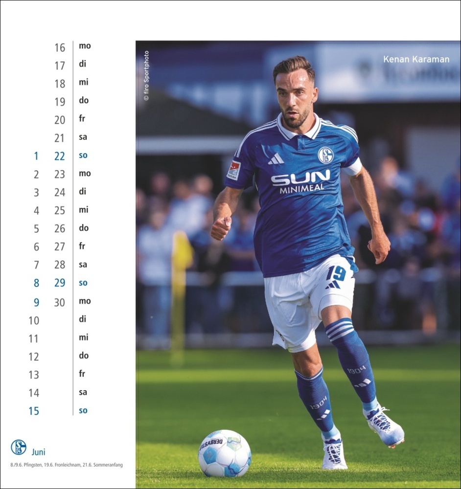 Bild: 9783756409211 | Schalke 04 Postkartenkalender 2025 | Kalender | Spiralbindung | 13 S.