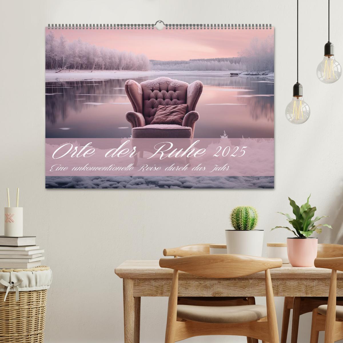 Bild: 9783383855313 | Orte der Ruhe (Wandkalender 2025 DIN A2 quer), CALVENDO Monatskalender