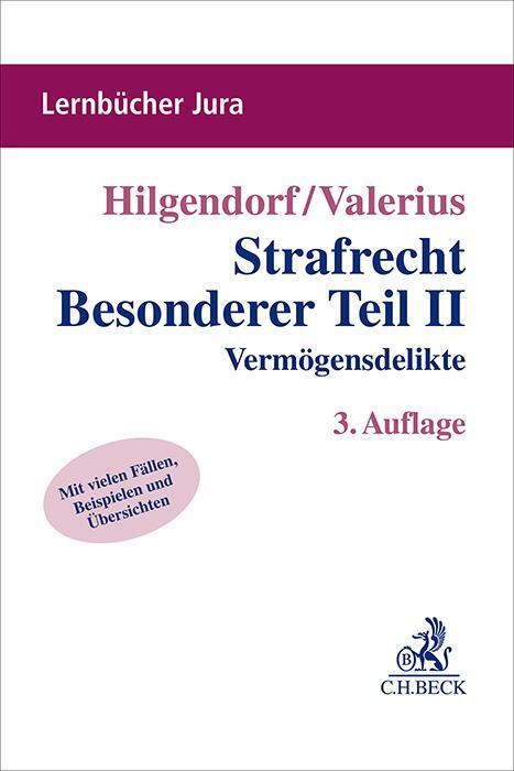 Cover: 9783406820786 | Strafrecht Besonderer Teil II | Vermögensdelikte | Hilgendorf (u. a.)