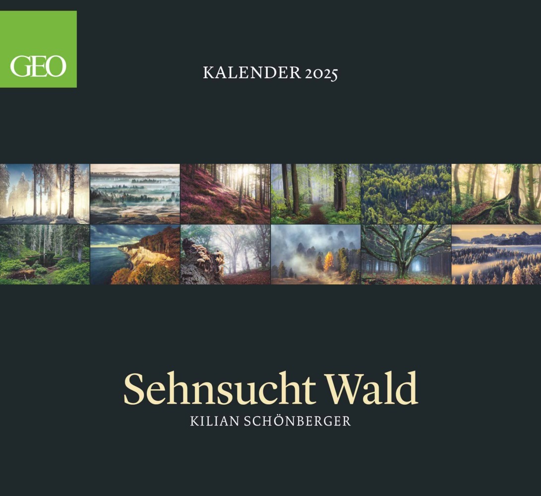 Cover: 4002725988683 | GEO - Sehnsucht Wald Wandkalender 2025 - Eindrucksvoller...