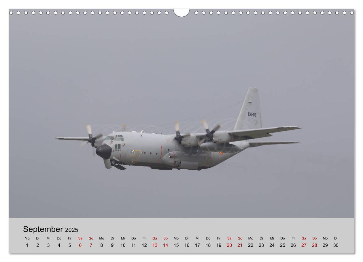 Bild: 9783435375417 | Transportflugzeug C-130 Hercules (Wandkalender 2025 DIN A3 quer),...