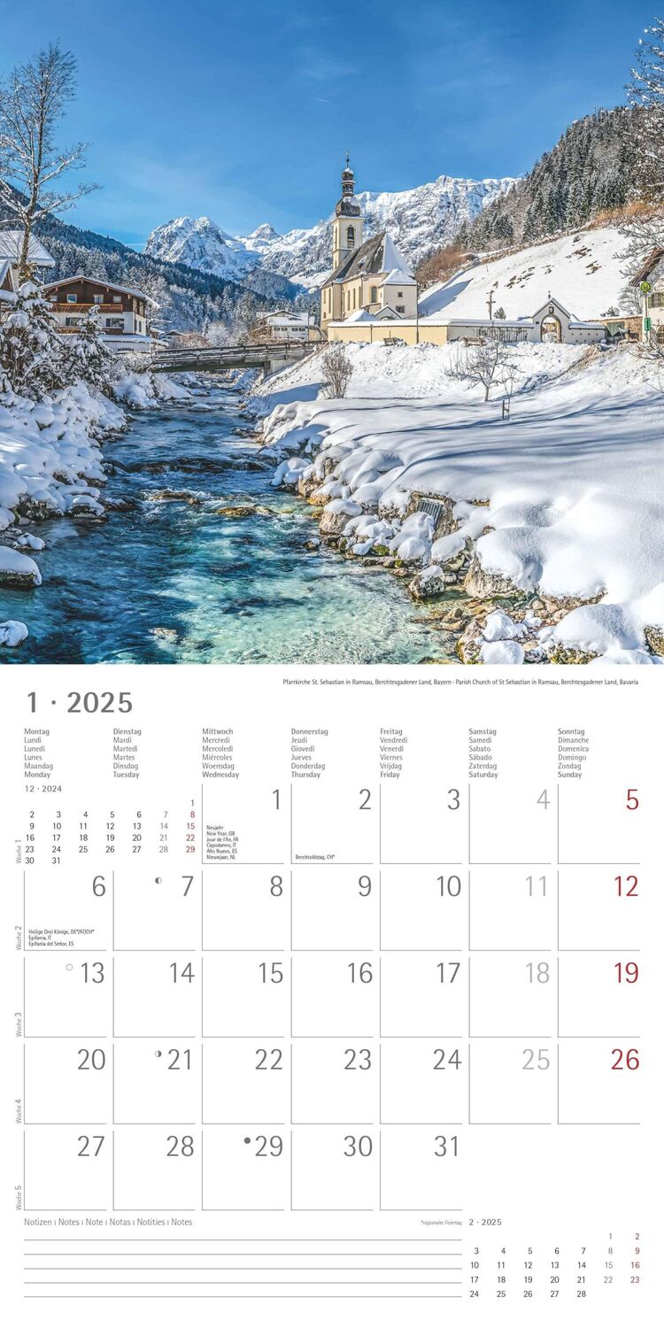 Bild: 4251732343088 | Deutschland 2025 - Broschürenkalender 30x30 cm (30x60 geöffnet) -...