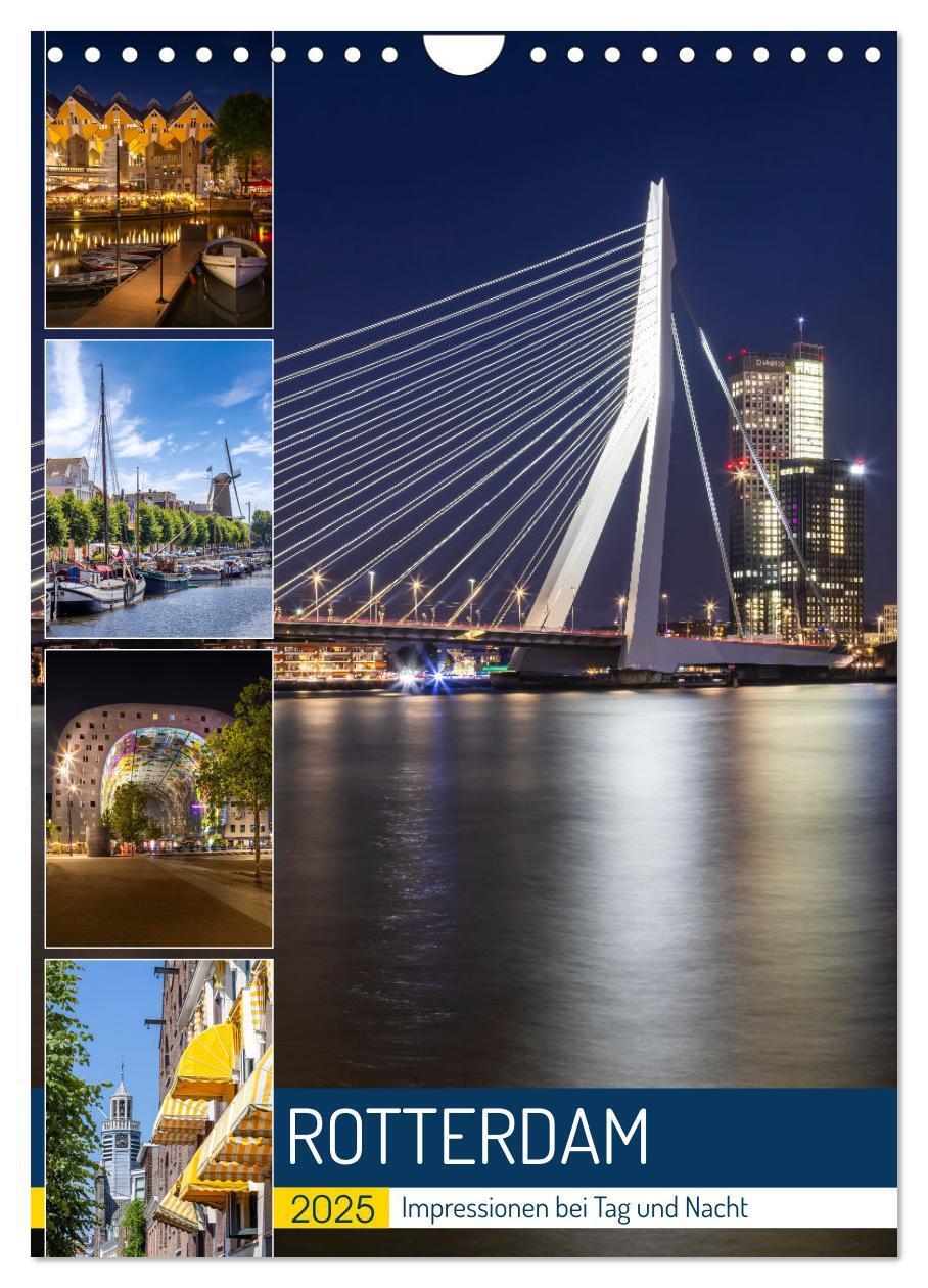 Cover: 9783435857869 | ROTTERDAM Impressionen bei Tag und Nacht (Wandkalender 2025 DIN A4...