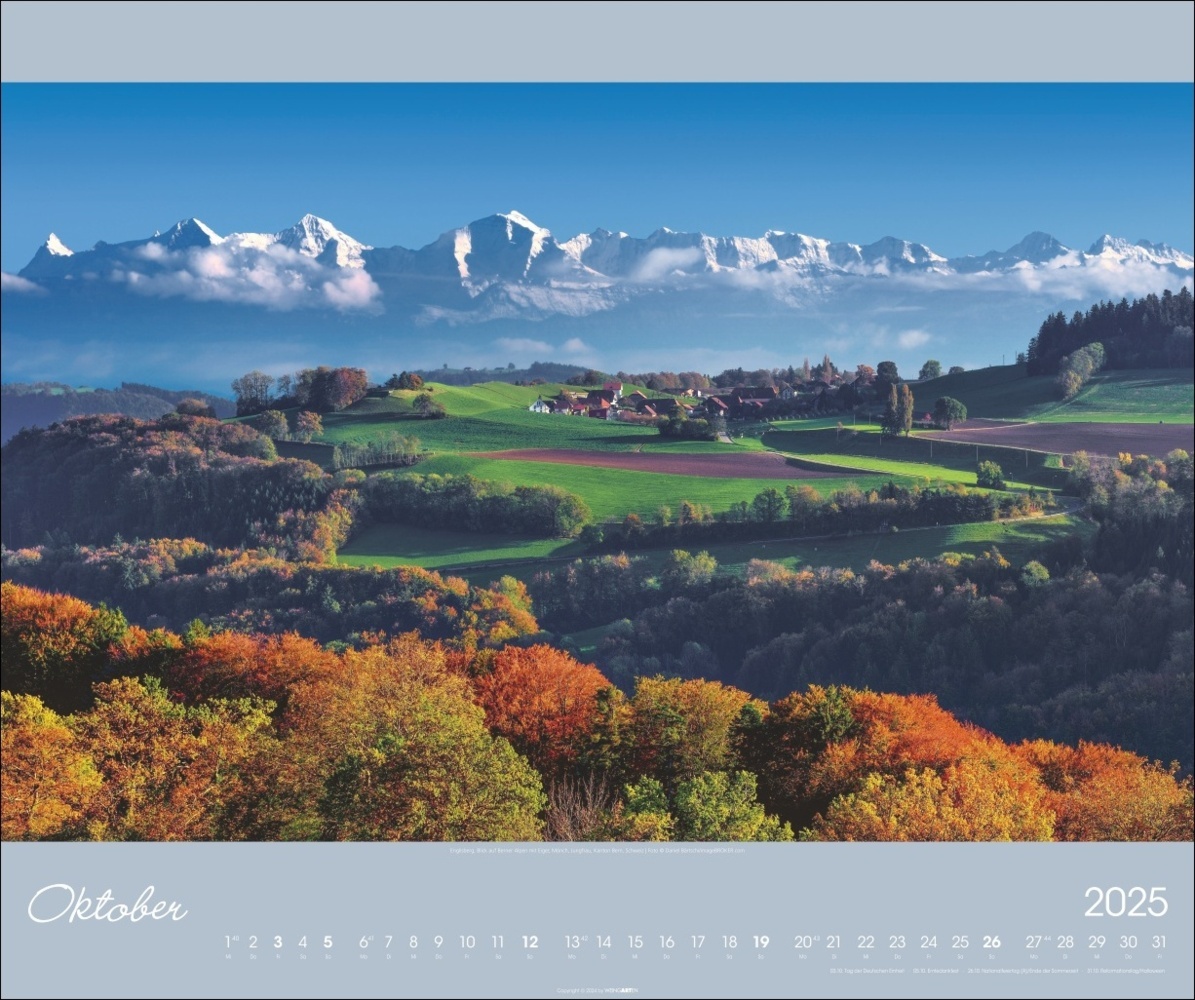 Bild: 9783839901113 | Alpen im Licht Kalender 2025 | Kalender | Spiralbindung | 14 S. | 2025