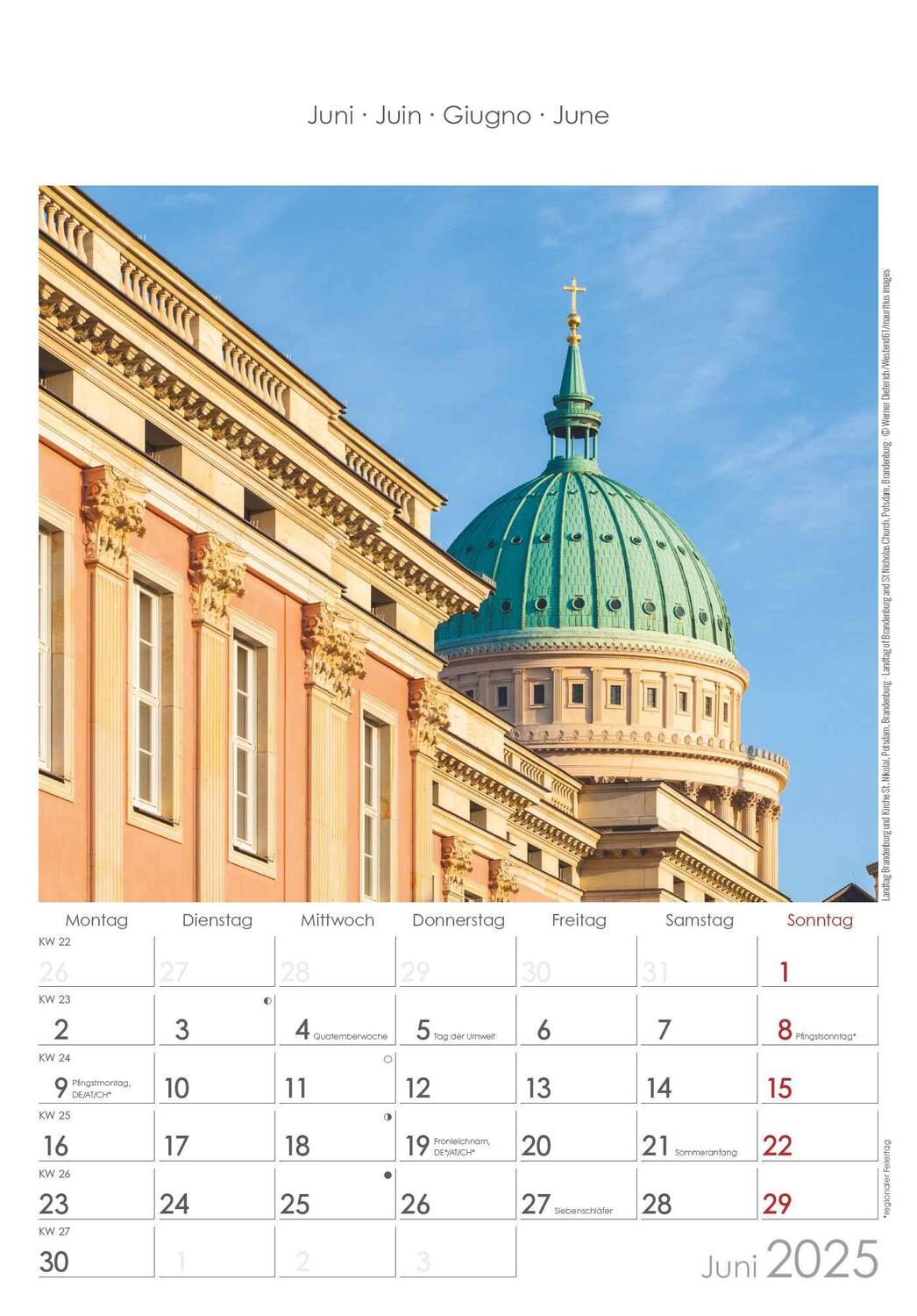 Bild: 4251732341176 | Berlin &amp; Brandenburg 2025 - Bild-Kalender 23,7x34 cm -...