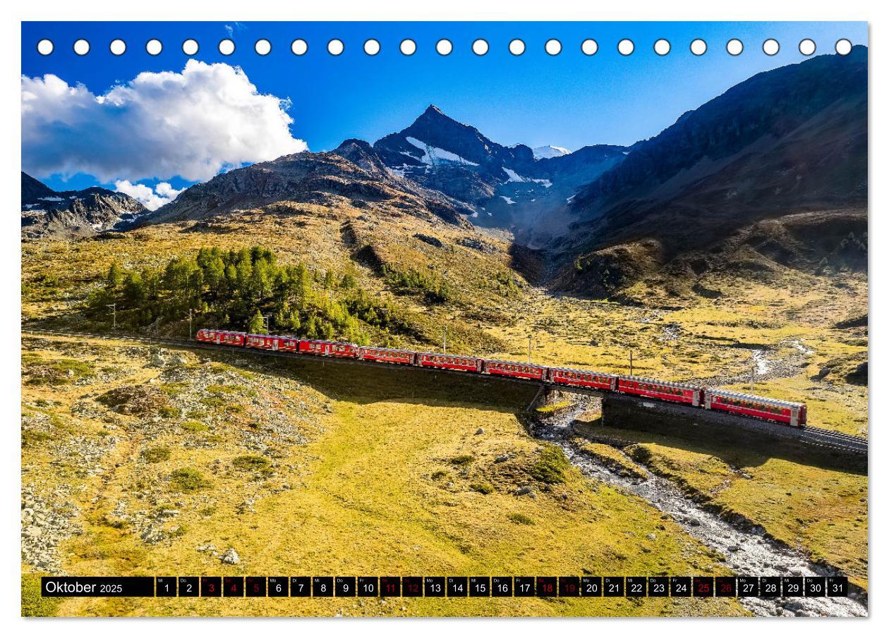 Bild: 9783435008315 | Schweiz - Engadin und Bergell (Tischkalender 2025 DIN A5 quer),...