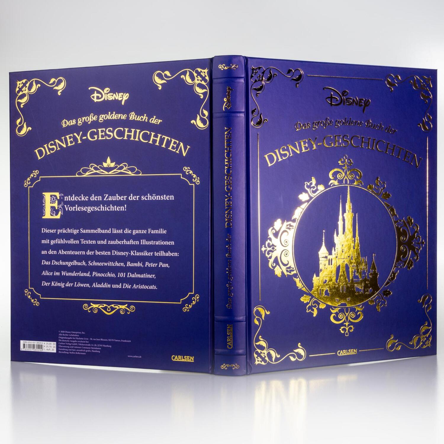 Bild: 9783551280299 | Disney: Das große goldene Buch der Disney-Geschichten | Walt Disney