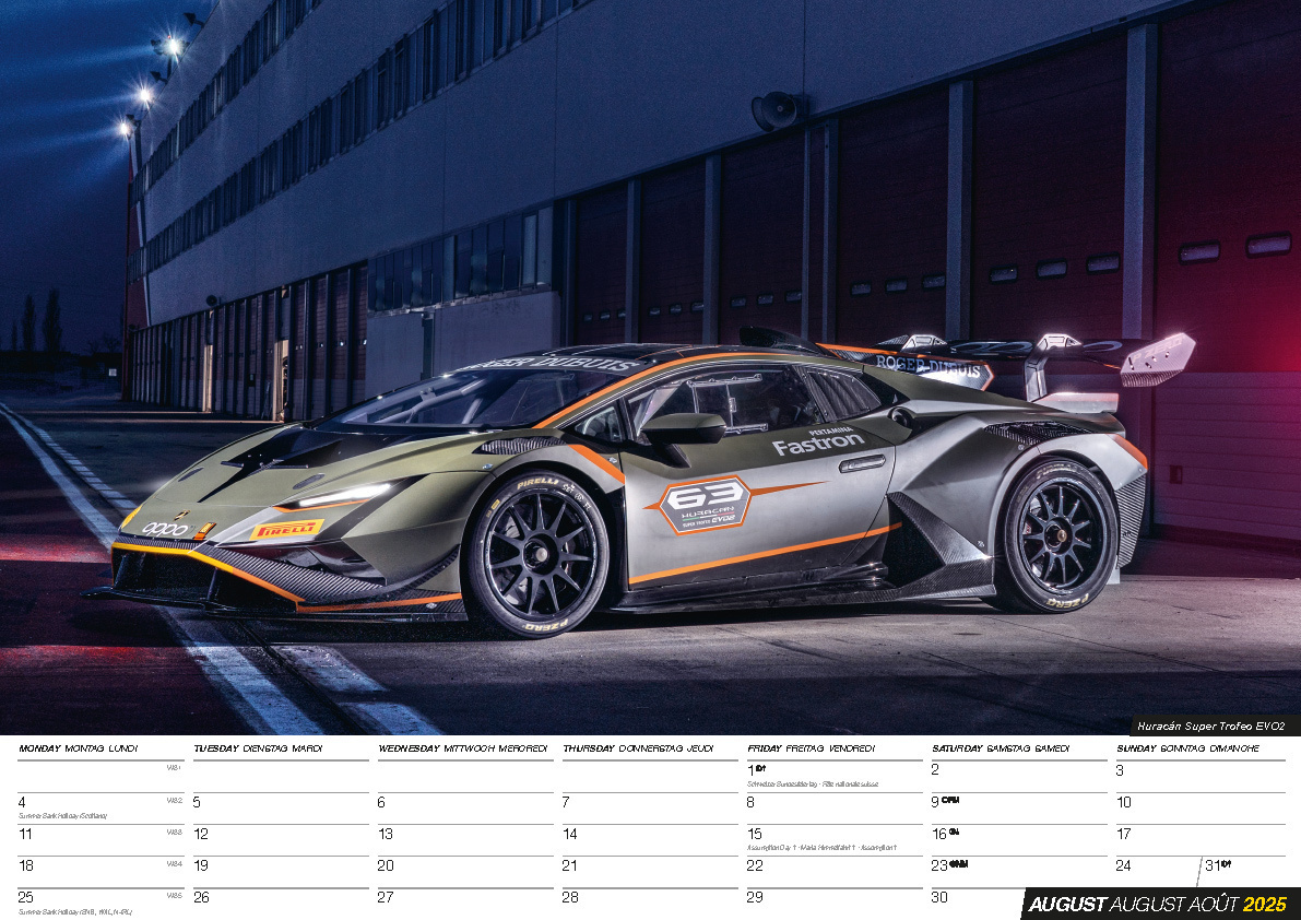 Bild: 9798893610598 | Lamborghini Kalender 2025 | Kalender | 14 S. | Deutsch | 2025