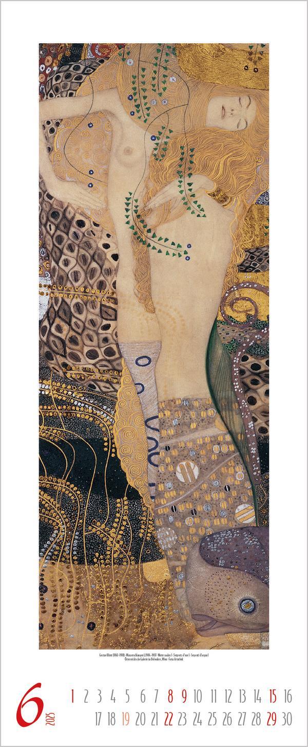 Bild: 9783731875611 | Gustav Klimt 2025 | Verlag Korsch | Kalender | Spiralbindung | 14 S.