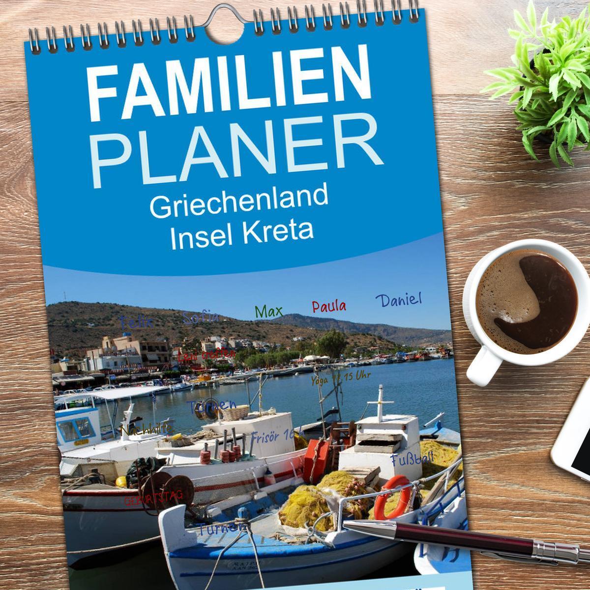 Bild: 9783457112847 | Familienplaner 2025 - Griechenland - Insel Kreta mit 5 Spalten...