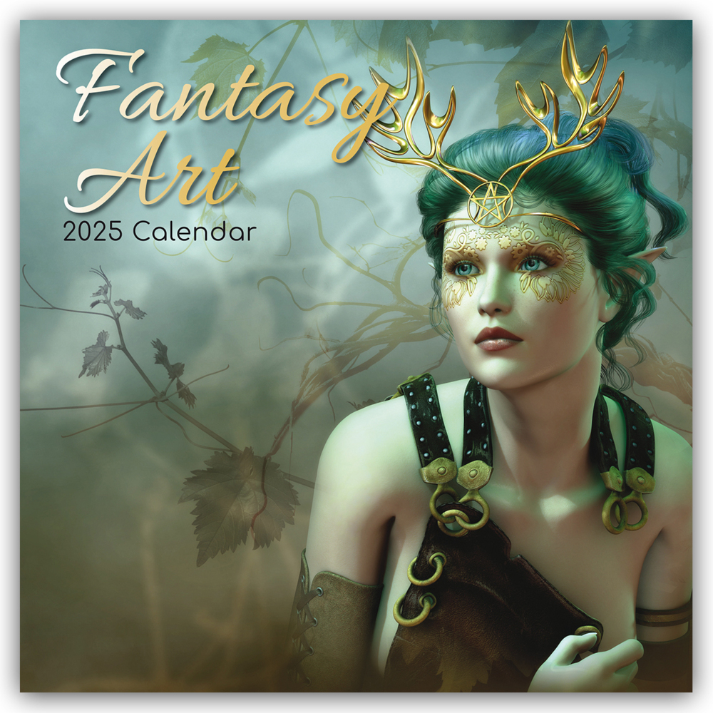 Cover: 9781835360422 | Fantasy Art - Fantasy Kunst 2025 - 16-Monatskalender | Ltd | Kalender