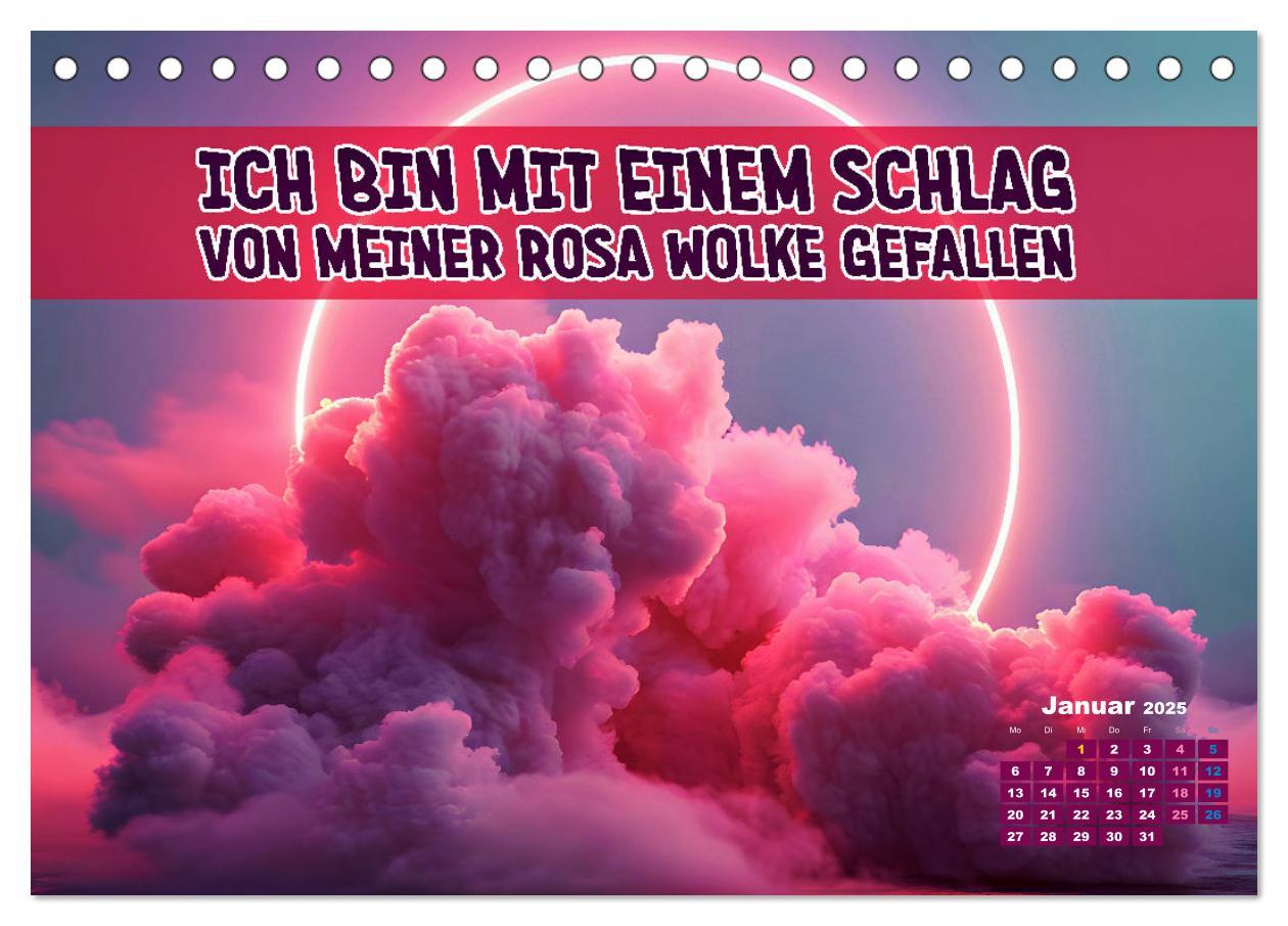 Bild: 9783457224052 | Lieblingsfarbe Rosa - mit coolen Sprüchen (Tischkalender 2025 DIN...