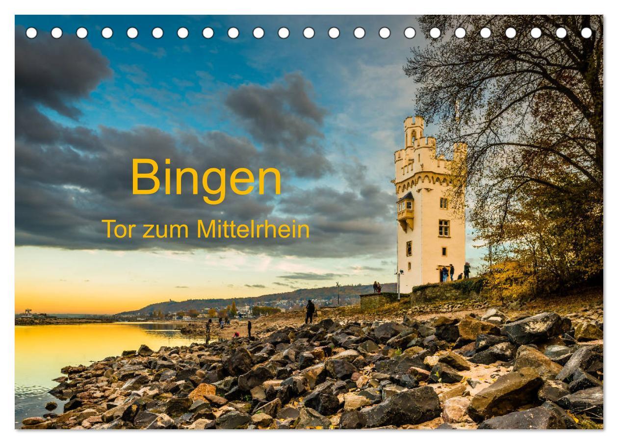 Cover: 9783435645909 | Bingen - Tor zum Mittelrhein (Tischkalender 2025 DIN A5 quer),...