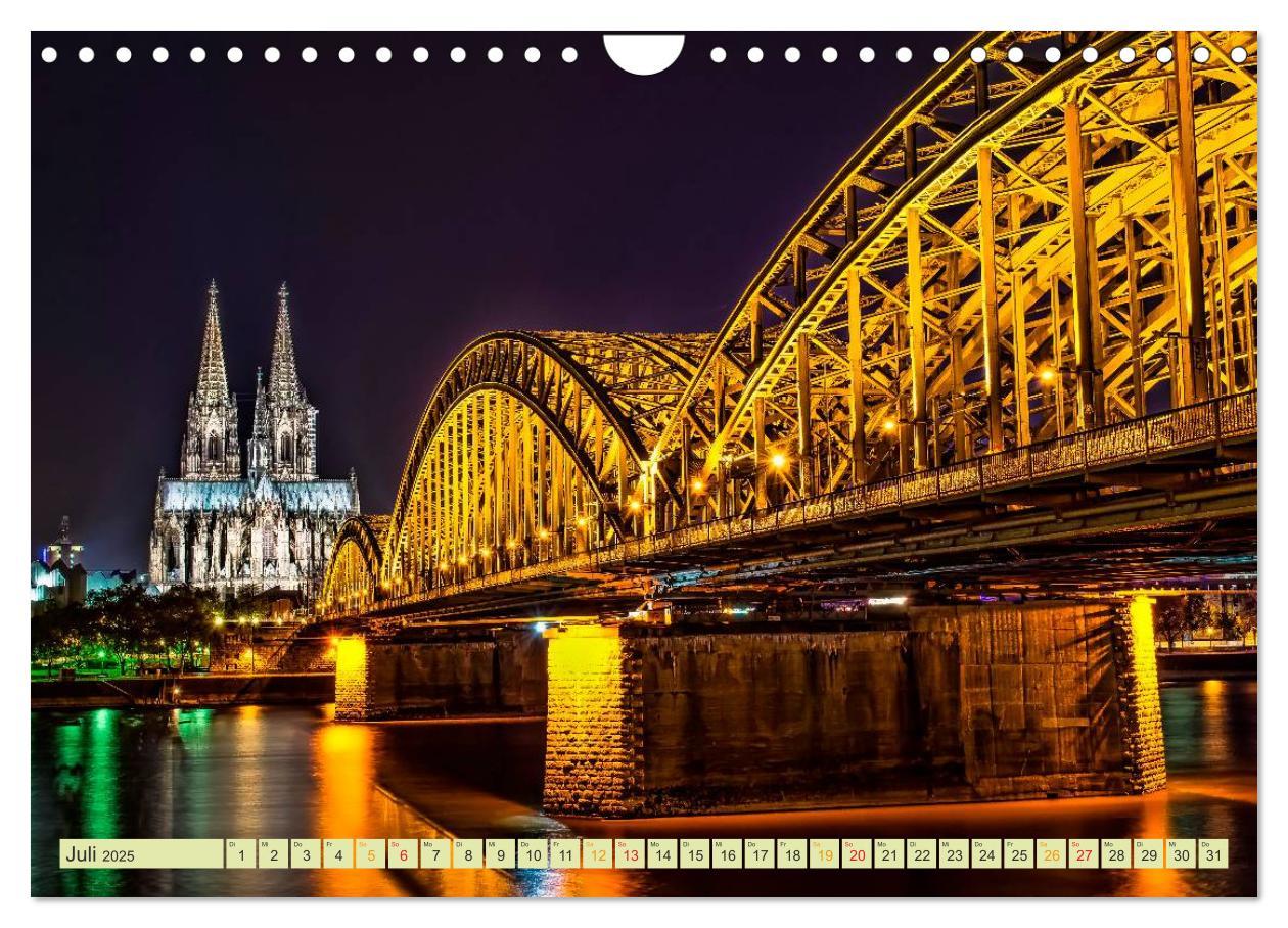 Bild: 9783435586370 | Städte der Welt - Skylines in der Nacht (Wandkalender 2025 DIN A4...