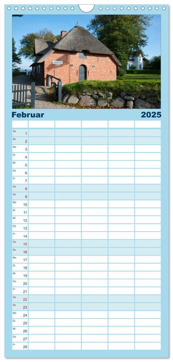 Bild: 9783457118498 | Familienplaner 2025 - Sylt in Bildern mit 5 Spalten (Wandkalender,...